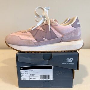 New Balance Rose Violet 237 Sneakers